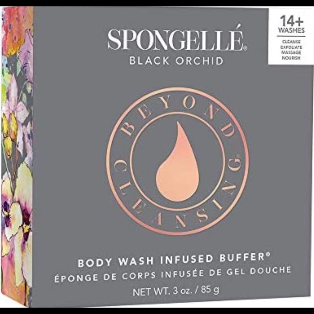 Spongellè Black Orchid Body Wash Infused Buffer